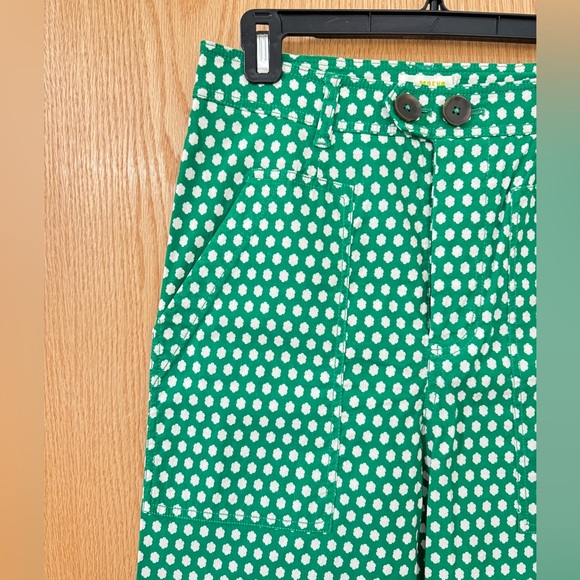 NWT Anthropologie Maeve Colette green & white pants - Picture 8 of 16